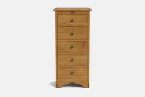 Tallboys: Villager 5 Drawer Tallboy