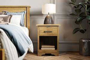 Bedside Tables: Villager 1 Drawer Bedside Table