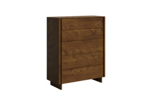 Tallboys: Elm 5 Drawer Tallboy