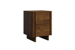 Elm Small 2 Drawer Bedside Table