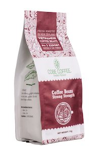 Products: Coffee Beans Strong Strength 1kg Bag