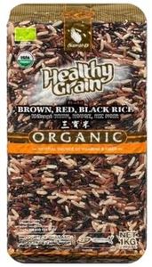Products: Organic Tri-Colour Brown-Red-Black Rice 1kg - Cocavo