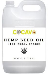 Products: Hemp Seed Oil (Technical Grade) 1 Litre, 2 Litre, 5 Litre - Cocavo