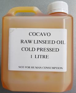 RAW LINSEED OIL 1 - 10 litres - Cocavo