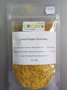 Lemon Pepper Seasoning 100g - Cocavo