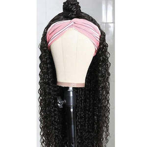 Headband Wig: Ebony