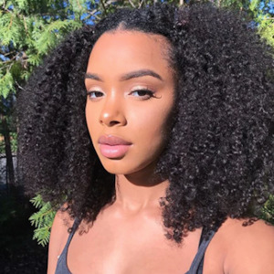 Clip In Human Hair Extensions: Afro-Curly Clip-ins