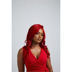 Colourful Human Hair Wigs: Scarlett