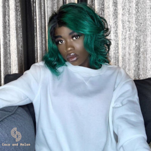 Colourful Human Hair Wigs: Juniper