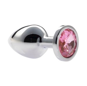 Alloy Gem Butt Plug 3.2 inch Kink Range AD3691 - Cocobella