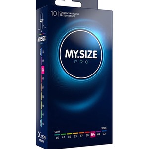 Products: My Size Pro 64mm Condoms 10 Pack 464 - Cocobella