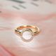 Rosealie - 18 carat rose gold diamond curved band