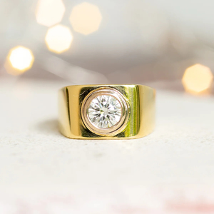 Products: Alma - Handmade 9ct yellow gold diamond cuff  - Coco Florence