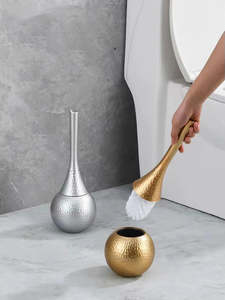Best Sellers: Luxury Metallic Gold OR Silver Toilet Brush - LIMITED STOCK