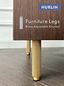 Nurlin Solid Brass Adjustable, Knurled-Diamond Cut Pattern - Wine Cabinets, Beds&hellip;