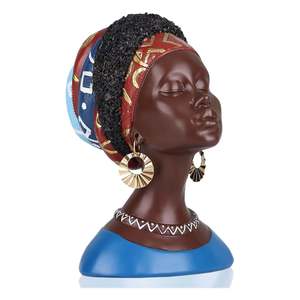 Best Sellers: African Sculpture Home Decor,  Black African Female Art Figurines