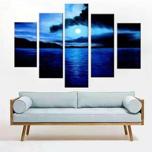DIY 5D Moon Night Landscape Diamond Embroidery Painting Full Drill Round Diamond&hellip;