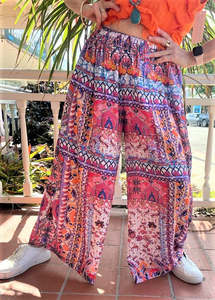 European Wide-leg Coloured Pants.