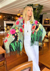 Frida Design Scarf Multi-coloured