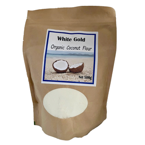 White Gold Organic Coconut Flour 500g - Coconut Oil