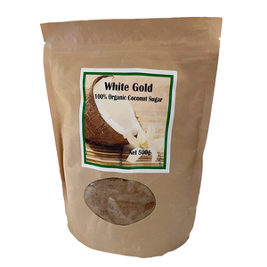 White Gold Organic Coconut Sugar 500g - Coconut Oil
