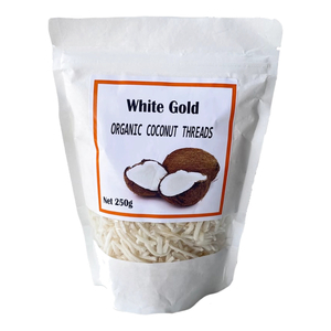 White Gold Organic Coconut Threads - Coconut Oil