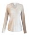 V Neck Jumper (Sand)