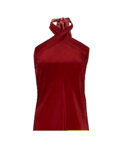 Valentines Day: Halter Slip Top (Ruby)