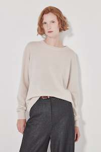 Shjark 1: Cashmere Crew (Powder Melange)