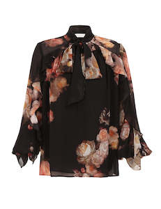 Inthewindow: Hypnotic Flutter Blouse
