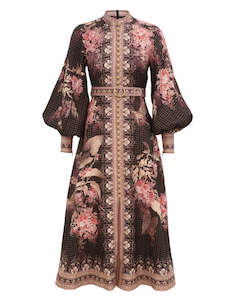 Illuminate Buttoned Midi Dress