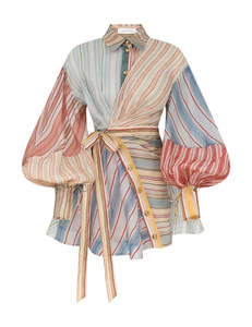 Zimmermann: SPECIAL ORDER  Rebellion Striped Mini Dress