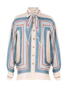 Tops 1: Relaxed Scarf Shirt