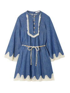 Zimmermann: SPECIAL ORDER Awaken Denim Mini Dress