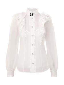 Zimmermann: Crush Embellished Blouse