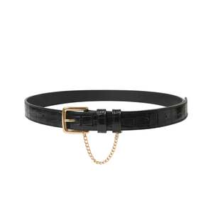 Classic Belt (Black Croc)
