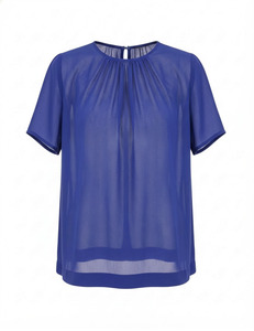 Zoey Top (Blue Silk)