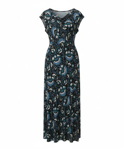 Marinda Dress (Blue/Teal)