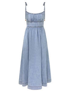 Special Order: SPECIAL ORDER Wanderlust Denim Picnic Dress