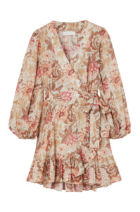 SPECIAL ORDER Daylight Mini Wrap Frill Dress