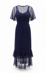 Flutter Gown (Violet Bloom)