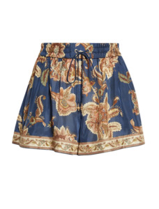 Zimmermann: SPECIAL ORDER Aster Relaxed Fit Silk Shorts