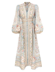 SPECIAL ORDER Roselight Plunge Midi Dress
