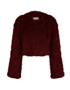 LOLA CROP JACKET (Wine)