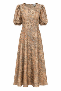 Anne Dress (Peach Posy)