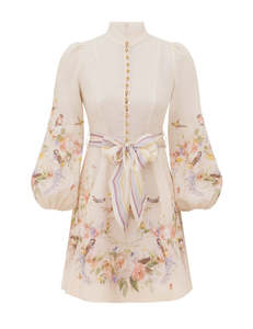 Valiant Button Mini Dress