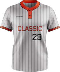 Baseball: Classic Buttoned Collar