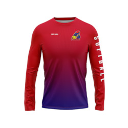 Roosters Softball Club: Roosters Faded Long Sleeve Tee