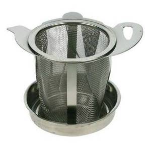 Agatha Bester Teapot Shape with Dish Strainer​