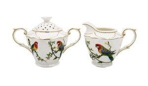 Sugar Bowl & Creamer Jugs: ​Sugar & Creamer set - Rosella
